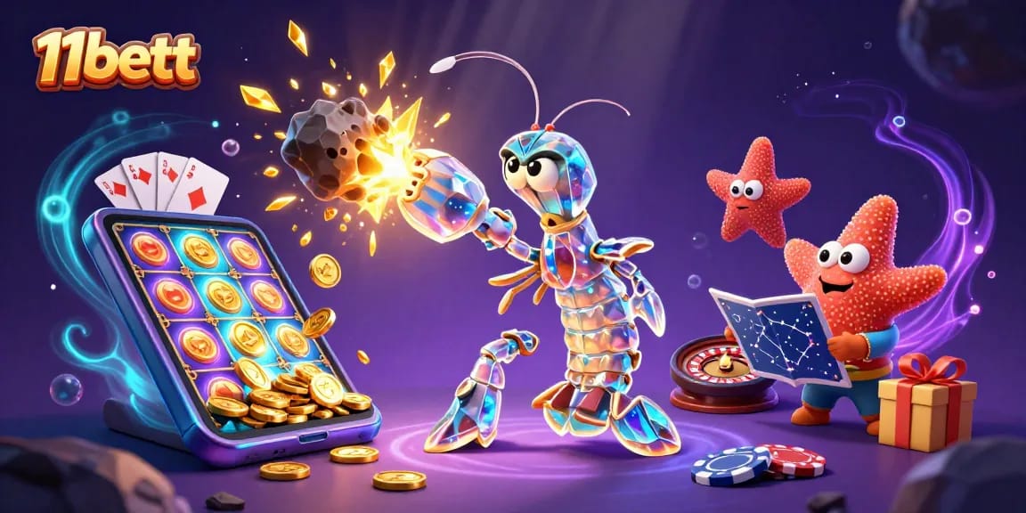 11bett powers exciting slot gameplay with a galactic theme and vibrant colors in a dynamic setting.