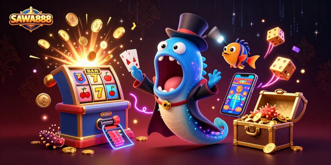 Experience exciting gameplay at SAWA888 with vibrant slot simulations and engaging game visuals.