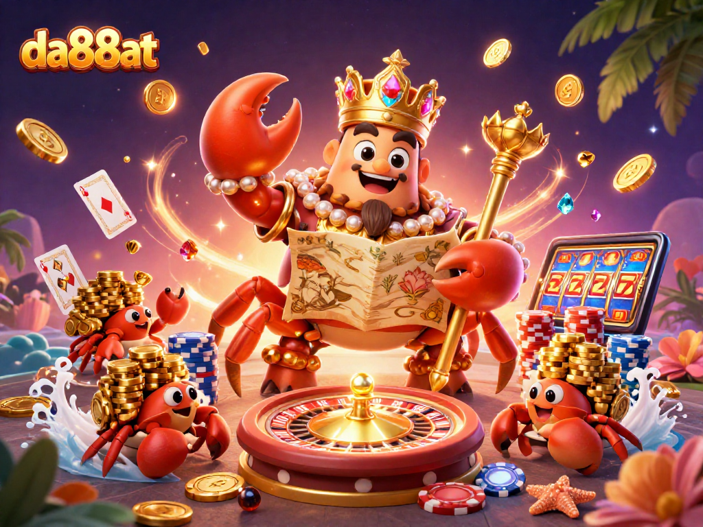 Experience the thrilling world of gaming with da88at's golden crab emperor and treasure map!