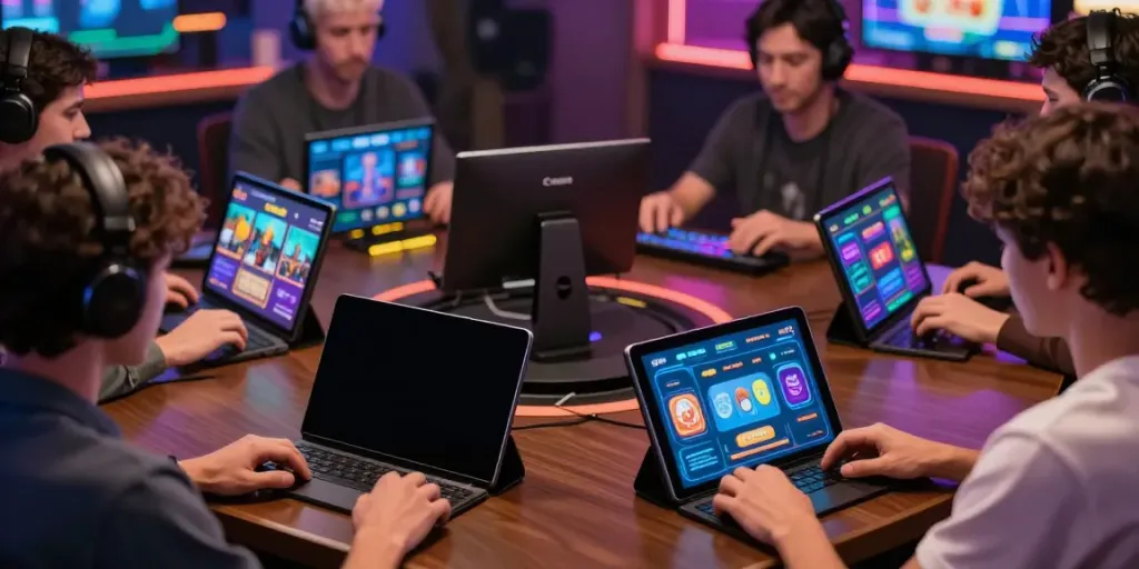 Engaging gaming experience at http://gem88-mobile.com with diverse players enjoying vibrant online entertainment.